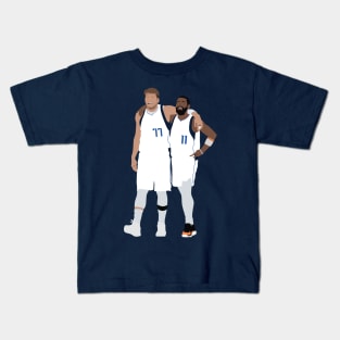 Luka Doncic & Kyrie Irving UNSTOPPABLE Duo Dallas Mavericks Kids T-Shirt